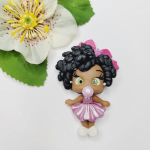 Gabby #679 Clay Doll for Bow-Center, Jewelry Charms, Accessories, and More