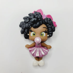 Gabby #679 Clay Doll for Bow-Center, Jewelry Charms, Accessories, and More