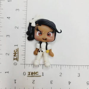 Miranda #687 Clay Doll for Bow-Center, Jewelry Charms, Accessories, and More