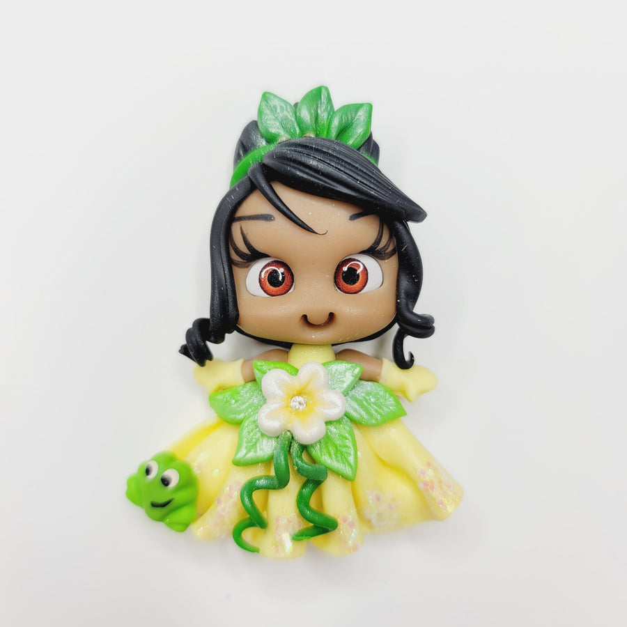 Tiana 5 #676 Clay Doll for Bow-Center, Jewelry Charms, Accessories, and More