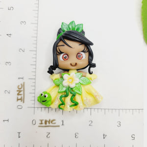 Tiana 5 #676 Clay Doll for Bow-Center, Jewelry Charms, Accessories, and More