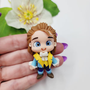 Prince Adam 3 #688 Clay Doll for Bow-Center, Jewelry Charms, Accessories, and More