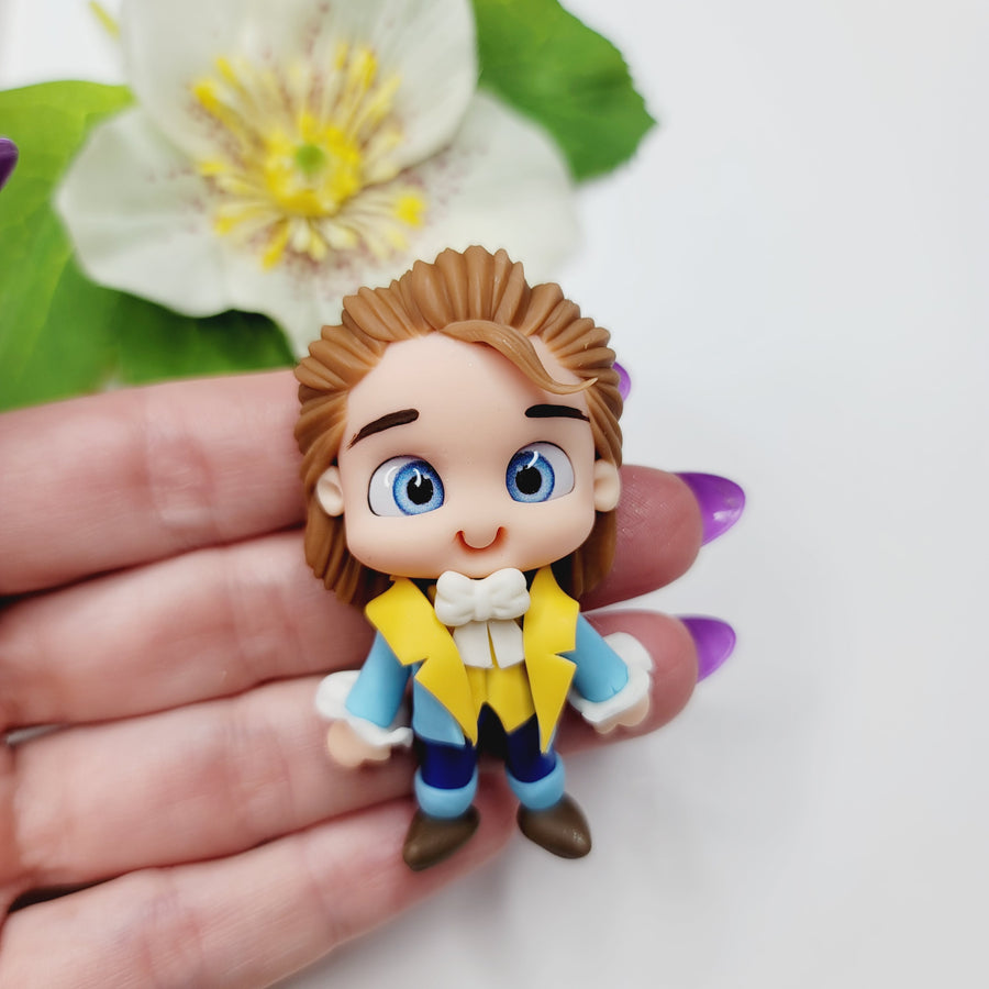 Prince Adam 3 #688 Clay Doll for Bow-Center, Jewelry Charms, Accessories, and More