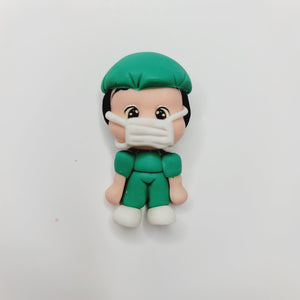 Christian #711 Clay Doll for Bow-Center, Jewelry Charms, Accessories, and More