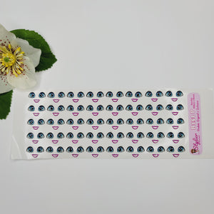 Adhesive Resin Eyes for Clays Multicolor STY R152 P (SM)  40 Pairs