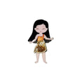 Load image into Gallery viewer, ACR#39 Pocahontas 2 Glitter Double Acrylic Apliques

