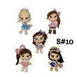 Load image into Gallery viewer, Set of 5 Clay Dolls for Bow-Center, Jewelry Charms, Accessories, and More
