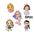 Load image into Gallery viewer, Set of 5 Clay Dolls for Bow-Center, Jewelry Charms, Accessories, and More
