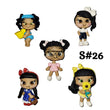 Load image into Gallery viewer, Set of 5 Clay Dolls for Bow-Center, Jewelry Charms, Accessories, and More
