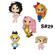 Load image into Gallery viewer, Set of 5 Clay Dolls for Bow-Center, Jewelry Charms, Accessories, and More
