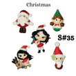 Load image into Gallery viewer, Set of 5 Clay Dolls for Bow-Center, Jewelry Charms, Accessories, and More
