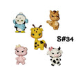 Load image into Gallery viewer, Set of 5 Clay Dolls for Bow-Center, Jewelry Charms, Accessories, and More

