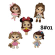 Load image into Gallery viewer, Set of 5 Clay Dolls for Bow-Center, Jewelry Charms, Accessories, and More
