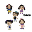 Load image into Gallery viewer, Set of 5 Clay Dolls for Bow-Center, Jewelry Charms, Accessories, and More
