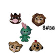 Load image into Gallery viewer, Set of 5 Clay Dolls for Bow-Center, Jewelry Charms, Accessories, and More
