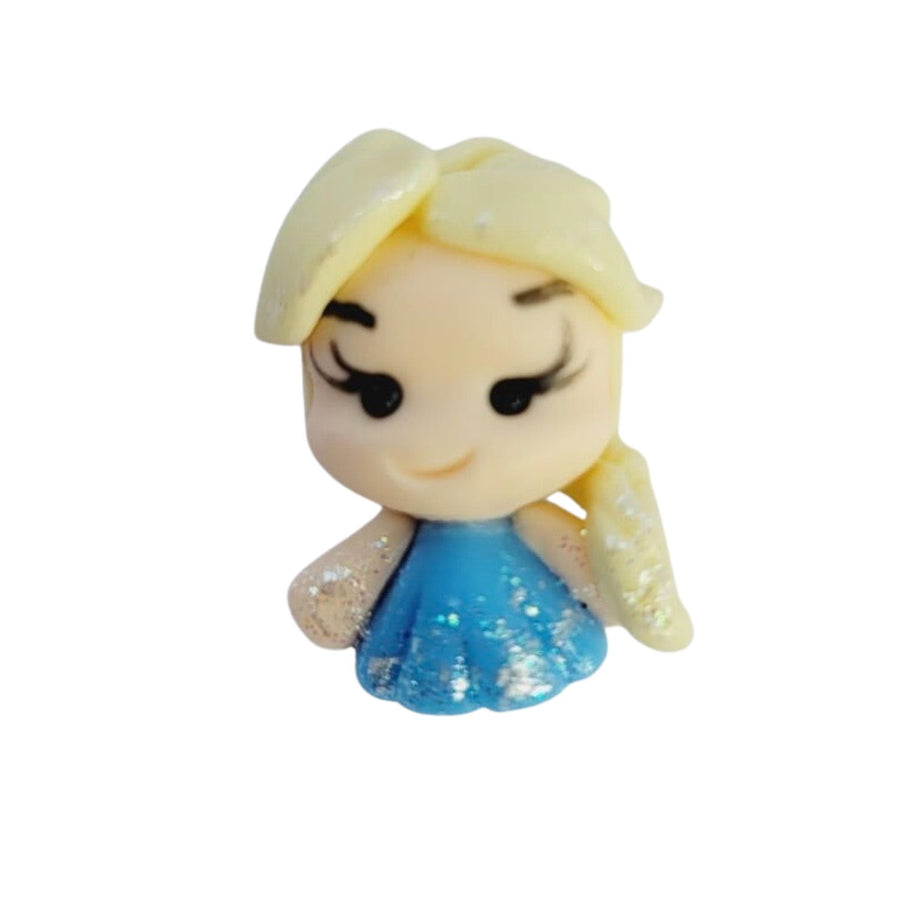 Mini Blond Princess #398 Clay Doll for Bow-Center, Jewelry Charms, Accessories, and More