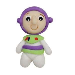 Mini Character #399 Clay Doll for Bow-Center, Jewelry Charms, Accessories, and More