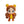 Load image into Gallery viewer, Winnie the Tiger 1 #576 Clay Doll for Bow-Center, Jewelry Charms, Accessories, and More
