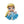 Load image into Gallery viewer, Elsa Frozen 8 #681 Clay Doll for Bow-Center, Jewelry Charms, Accessories, and More
