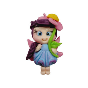 Fairy Lucy #704 Clay Doll for Bow-Center, Jewelry Charms, Accessories, and More