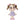 Load image into Gallery viewer, Flor The Mascote #667 Clay Doll for Bow-Center, Jewelry Charms, Accessories, and More
