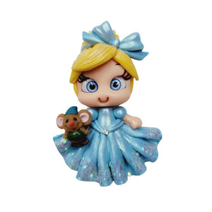 Cinderella 5 #682 Clay Doll for Bow-Center, Jewelry Charms, Accessories, and More