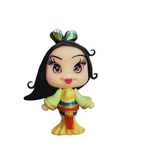 Mulan #421 Clay Doll for Bow-Center, Jewelry Charms, Accessories, and More