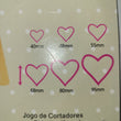 Load image into Gallery viewer, CTT#50 3 Hearts Plastic Cutters - F.R.
