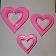 Load image into Gallery viewer, CTT#50 3 Hearts Plastic Cutters - F.R.
