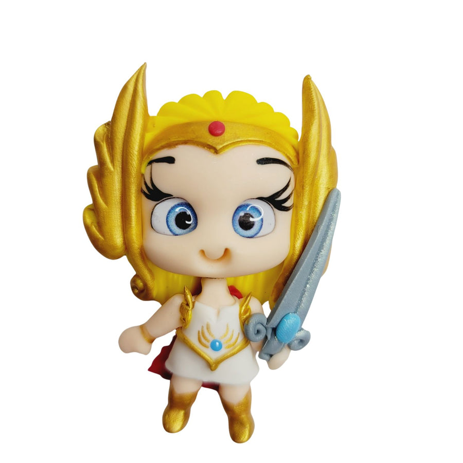 She-ra #513 Clay Doll for Bow-Center, Jewelry Charms, Accessories, and More