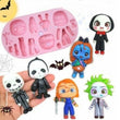 Load image into Gallery viewer, Halloween Creatures Silicone Mold K#54
