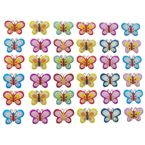 Adhesive Resin Cute Butterfly (P) MNC 503 13x9mm 100 Units