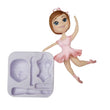 Load image into Gallery viewer, FNY #25 Powerful Woman Cake Top  Silicone Mold FNY #25

