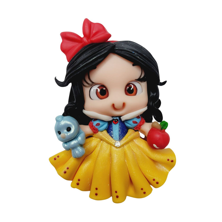 Snow White 8 #683 Clay Doll for Bow-Center, Jewelry Charms, Accessories, and More