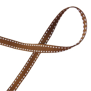 3/8" (9mm) Stitch Grosgrain Ribbon - Sold by the Yard