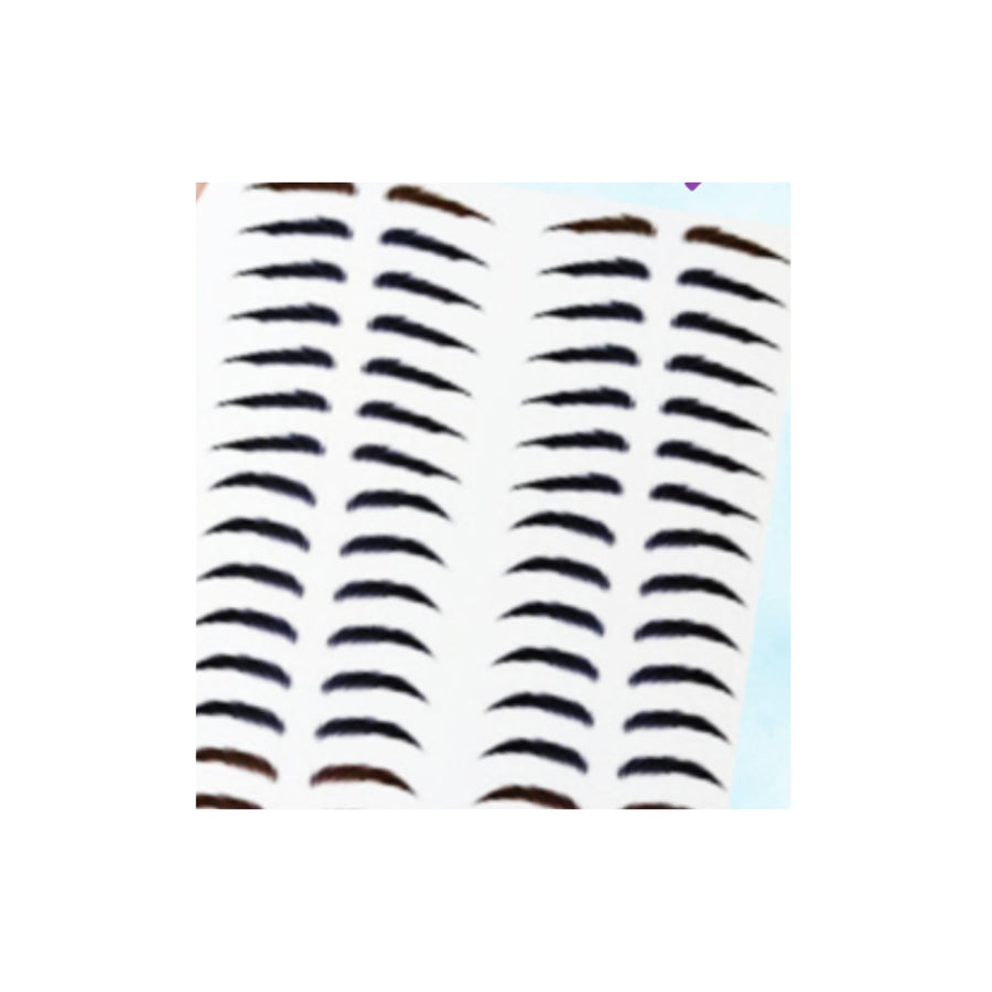 AdhesiveEyebrows Transfer Stencil paper for Clays Multicolor STY-S001 M 60 Pairs