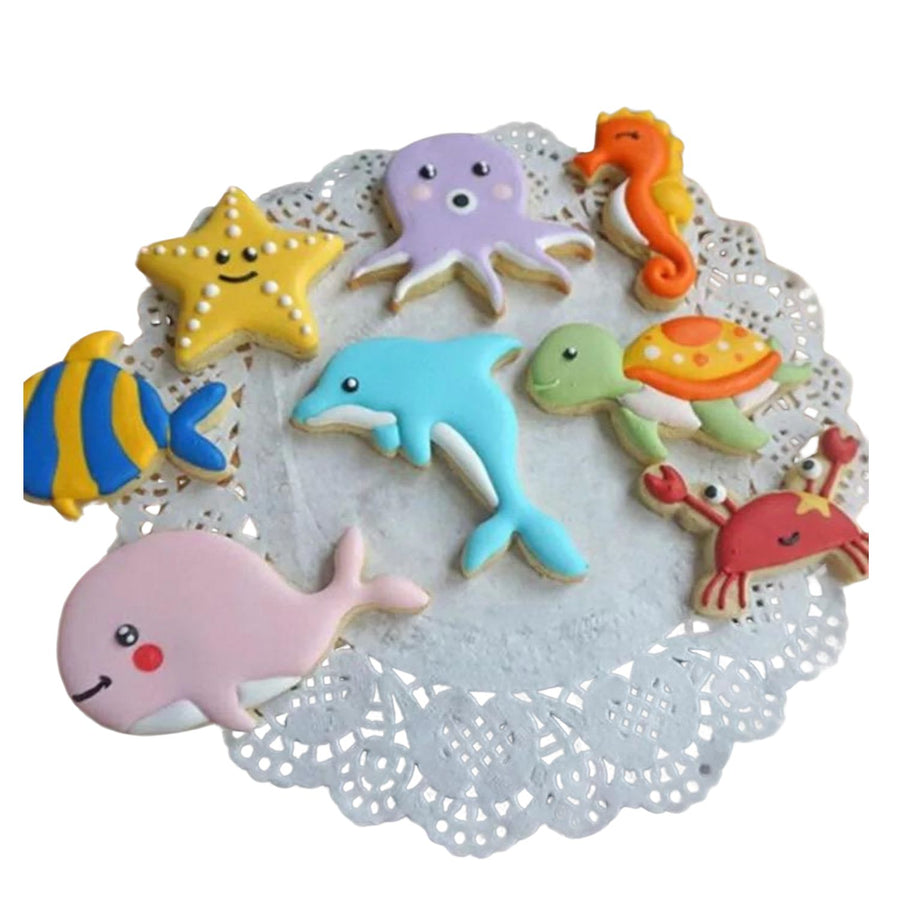 8Pcs/Set Biscuit Cookies Cutter Mold Ocean Creatures