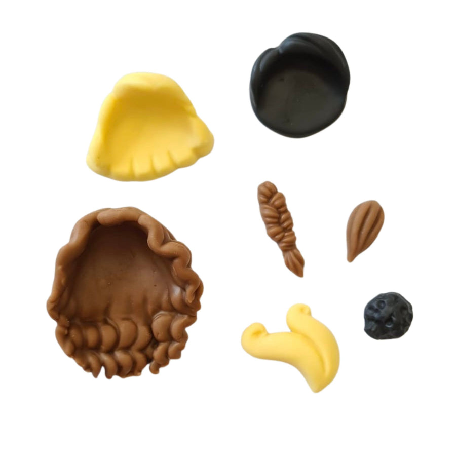 MD #76 Hair Styles 6  Silicone Mold