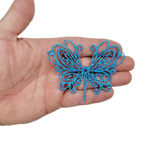Glitter E.V.A. Foam Wings/Butterflies for Crafts #9 – Set of 5 (3" and 1.5") – DIY Decorations