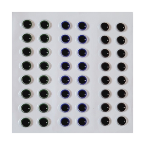 Adhesive Resin Eyes for Clays Multicolor MNC 430A-M 40Pairs