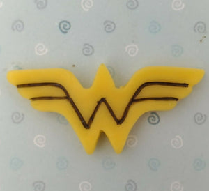 Wonder Woman Sign (Approx 2.5")  Silicone Mold 025 MA