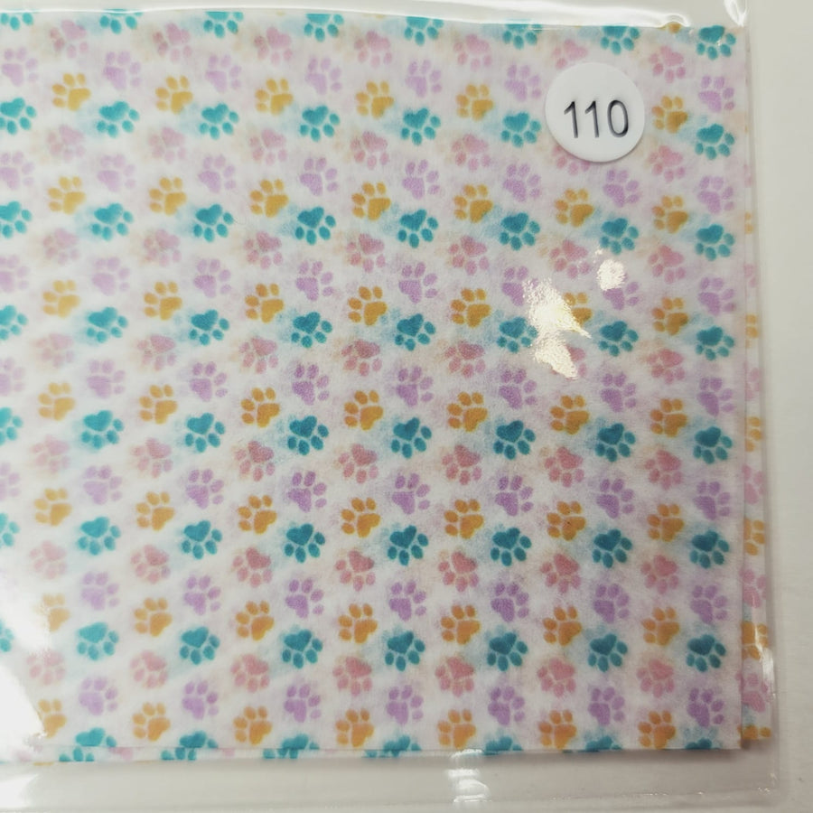 Decoupage Tissue for Clays and DIY Projects #16 Approx. 18cmx18cm
