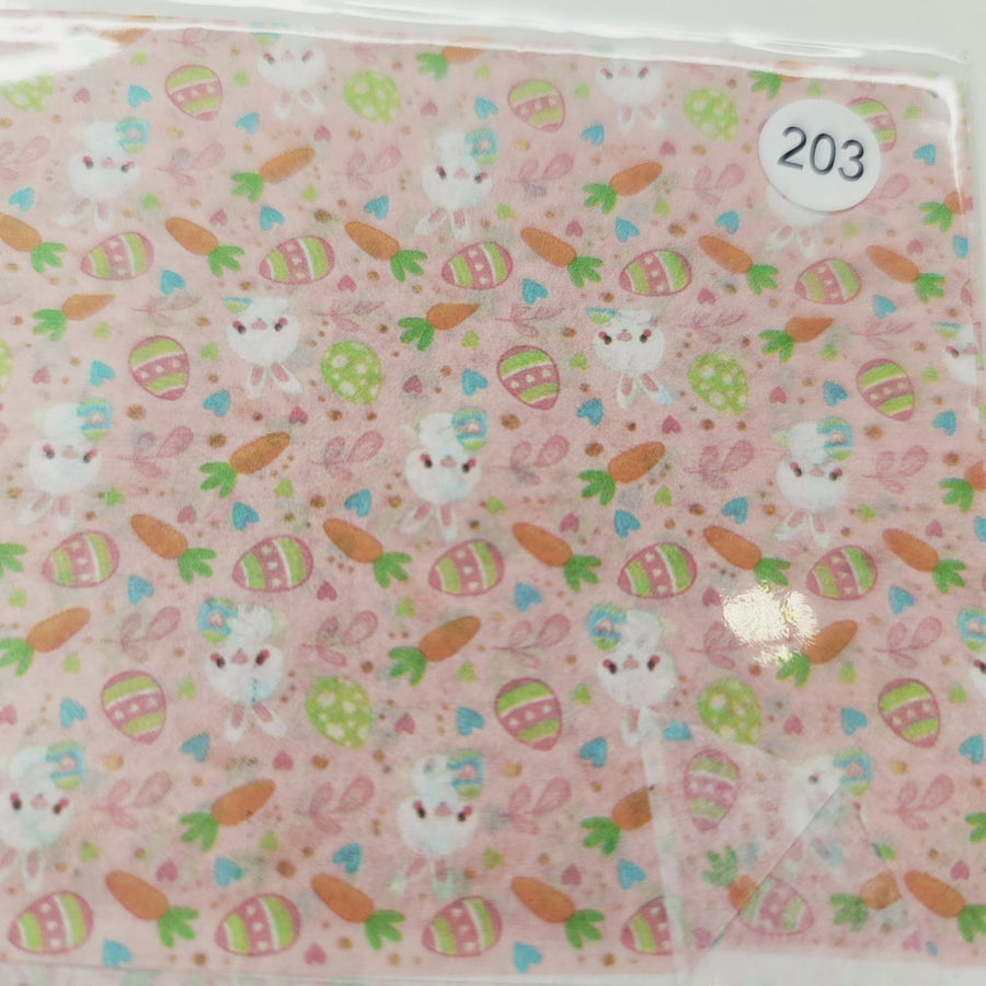 Decoupage Tissue for Clays and DIY Projects #26 Approx. 18cmx18cm