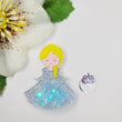 Load image into Gallery viewer, ACR#38 Princess Glitter Double Acrylic Apliques
