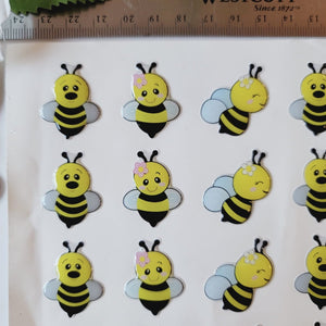 Adhesive Resin Cute Bee (M) MNC 28mm (H) 28 units