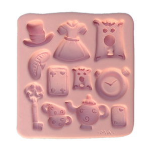 Kit Alice Wonderland LG Silicone Mold 142 MA