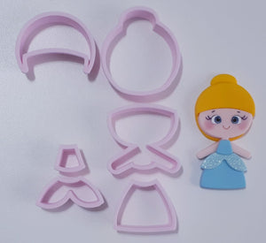 Cinderella #2 Craft Plastic Cutters - F.R.