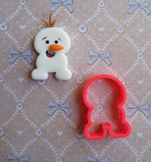 Little Snowman  Craft Plastic Cutters - M.A. 4cm