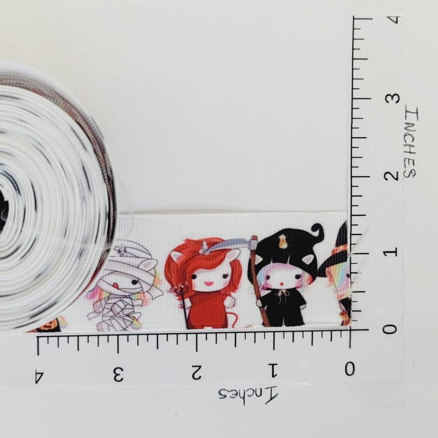 Witch Halloween Ribbon - 1 1/2" (38mm) - Sold by the Yard