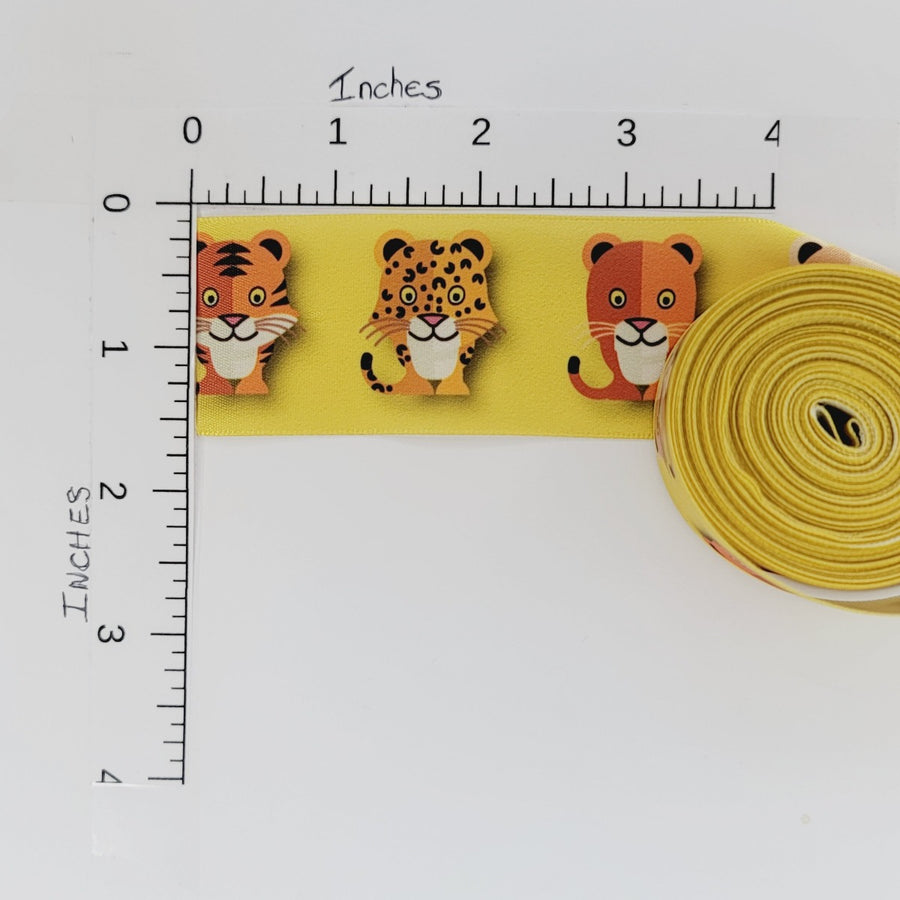 Little Lion Satin Ribbon - 1 1/2" (38mm) - Sold by the Yard